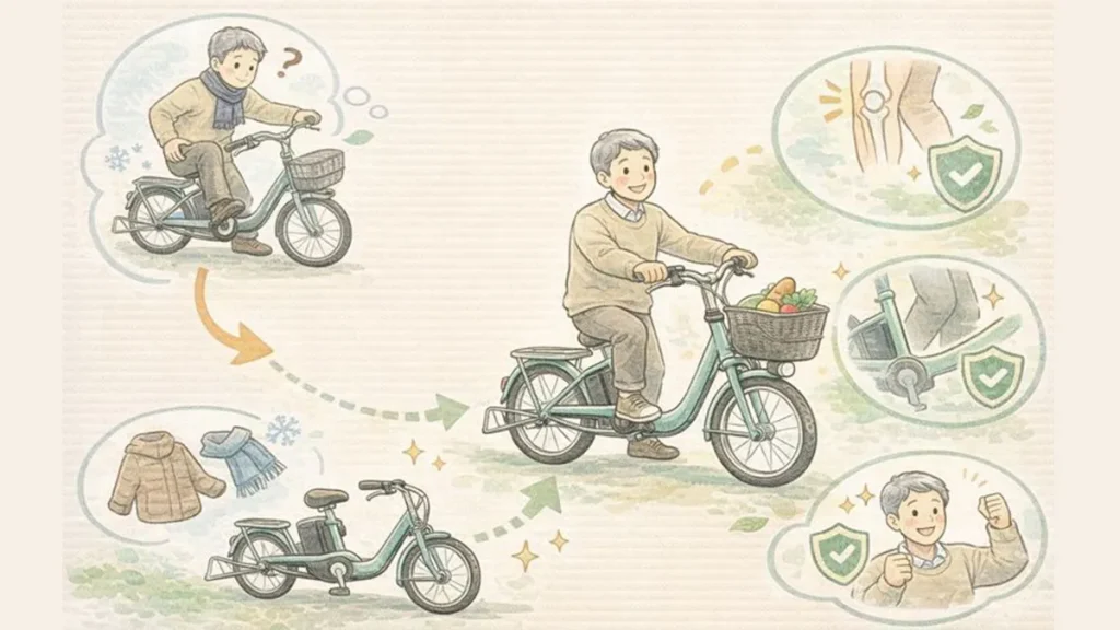 ステップスルー型の乗り降り性能