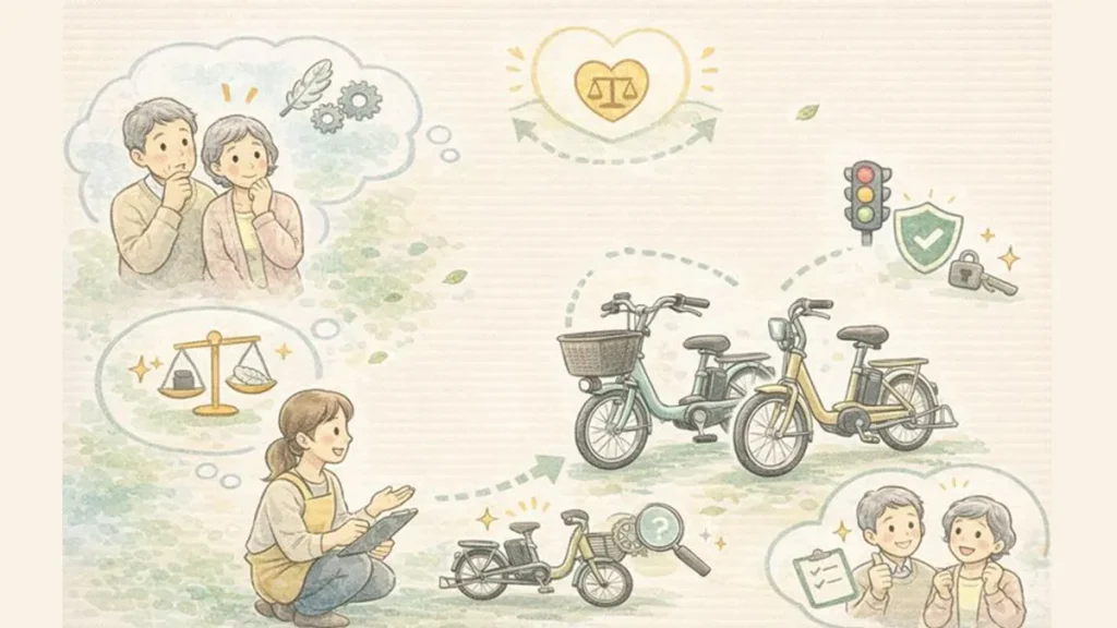 高齢者 自転車 電動の選び方とおすすめ