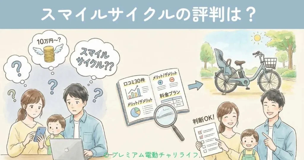 スマイルサイクルの評判は？口コミ30件を徹底調査！デメリットも正直に解説